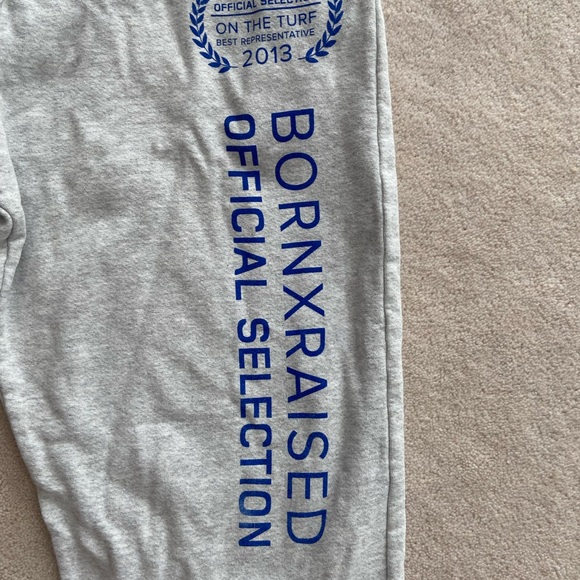 Born X Raised Grey Sweatpants - Picture 3 of 4